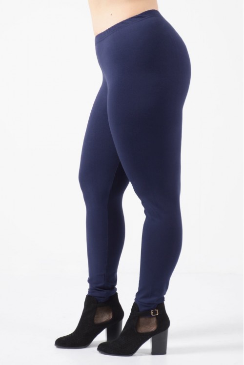 Κολάν Push up Plus Size Μπλε σκούρο