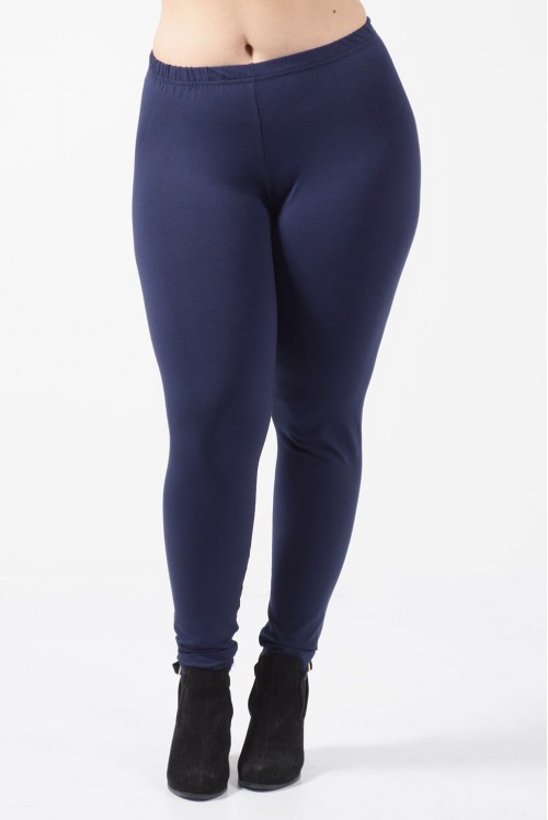 Κολάν Push up Plus Size Μπλε σκούρο