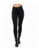 Ψηλόμεσο παντελόνι με στενή skinny εφαρμογή και τσέπες Μαύρο