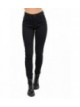 Ψηλόμεσο παντελόνι με skinny εφαρμογή Μαύρο