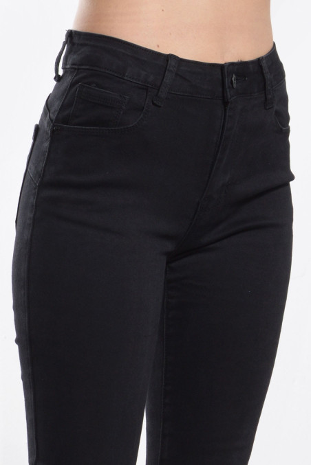 Τζιν Ψηλόμεσο Skinny Μαύρο