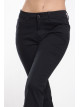 Παντελόνι Bootcut Plus Size Μαύρο