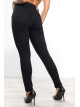 Ψηλόμεσο Skinny Τζιν Παντελόνι Μαύρο