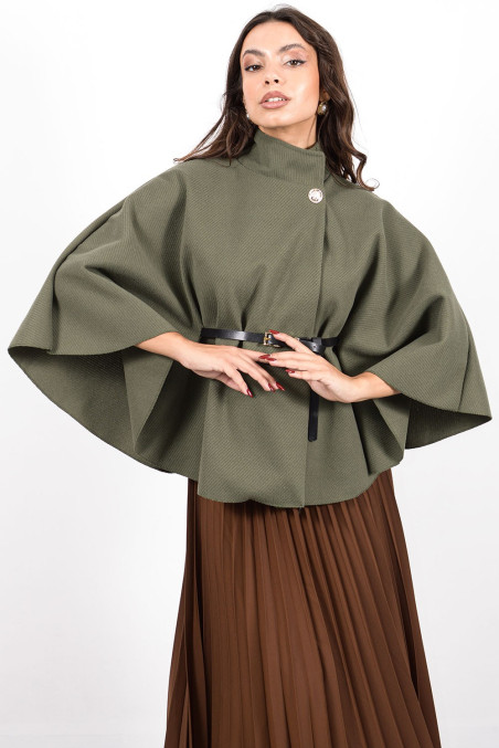 Κάπα με Ζώνη Χακί