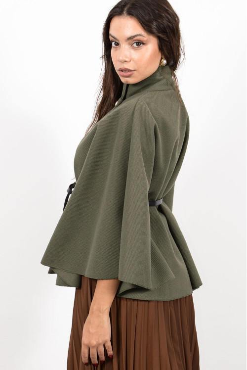 Κάπα με Ζώνη Χακί