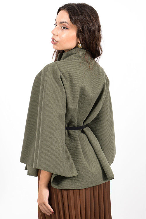 Κάπα με Ζώνη Χακί